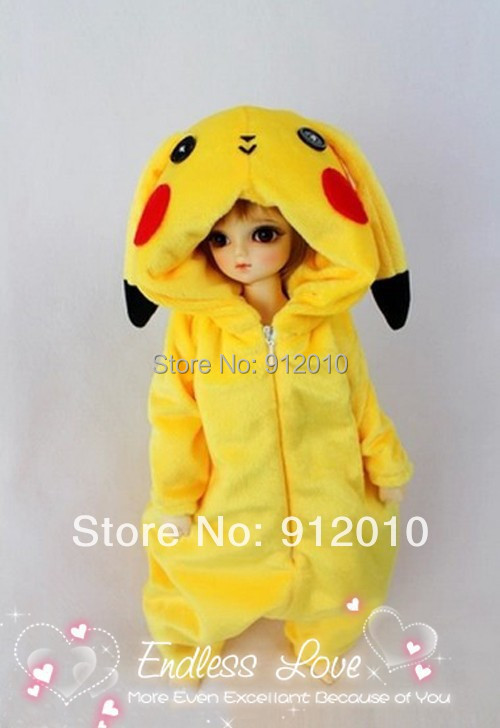 Animal+BJD Lindo animais ternos Outfit Animal para BJD boneca 1/4 MSD BJD boneca ...
