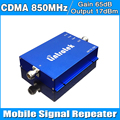 Gain 65dB Mini Size Family Cover 100 400 Square GSM 850mHz CDMA Repeater 850 mhz GSM