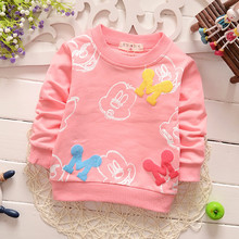 baby boy clothes 2016 new spring long sleeve Mickey boys hoodies child fashion cotton outerwear Sweatshirts