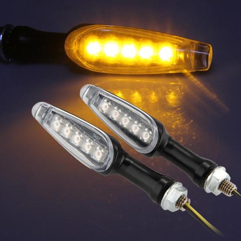 Motorcycle Turn Signal Light Indicator Amber