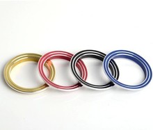 3pcs/lot  Alloy Air Conditioning control Switch ring trim accessories auto parts for Mazda CX-5 CX5 2012 2013