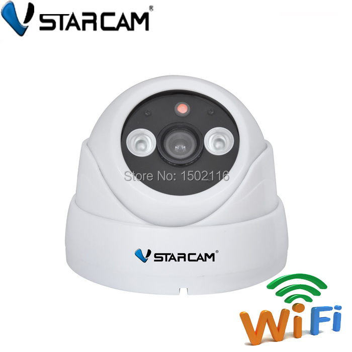Здесь можно купить  VStarcam 720p C7812WIP mini dome wifi IP Camera ONVIF IR cut 20m wireless indoor&outdoor cameras Plug&Play security cameras  Безопасность и защита