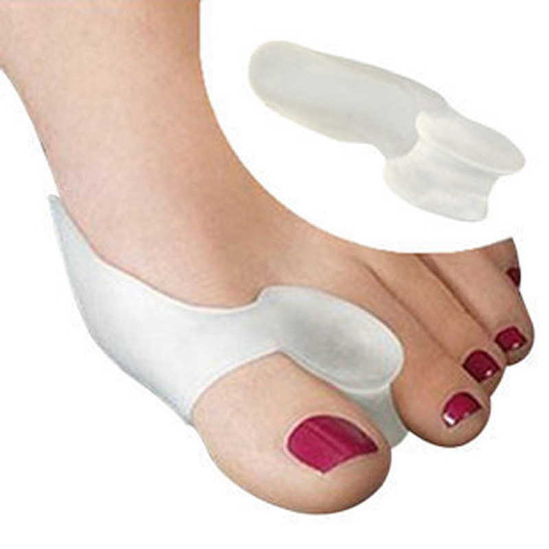 Hot Soft Beetle crusher Bone Ectropion hallux valgus Silicon Toes separator outer Appliance Gel Toes Separation