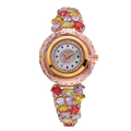 New Melissa Lady Wrist Watch Quartz Top Fashion Woman s Dress Bracelet Rhinestone Shell Luxury Crystal