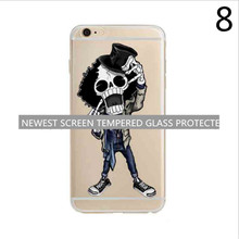 Transparent Clear carton Soft Silica Gel TPU Case Silicone Cover for iPhone 5 5s 6 6s Plus Ultra Thin Mobile Phone Case