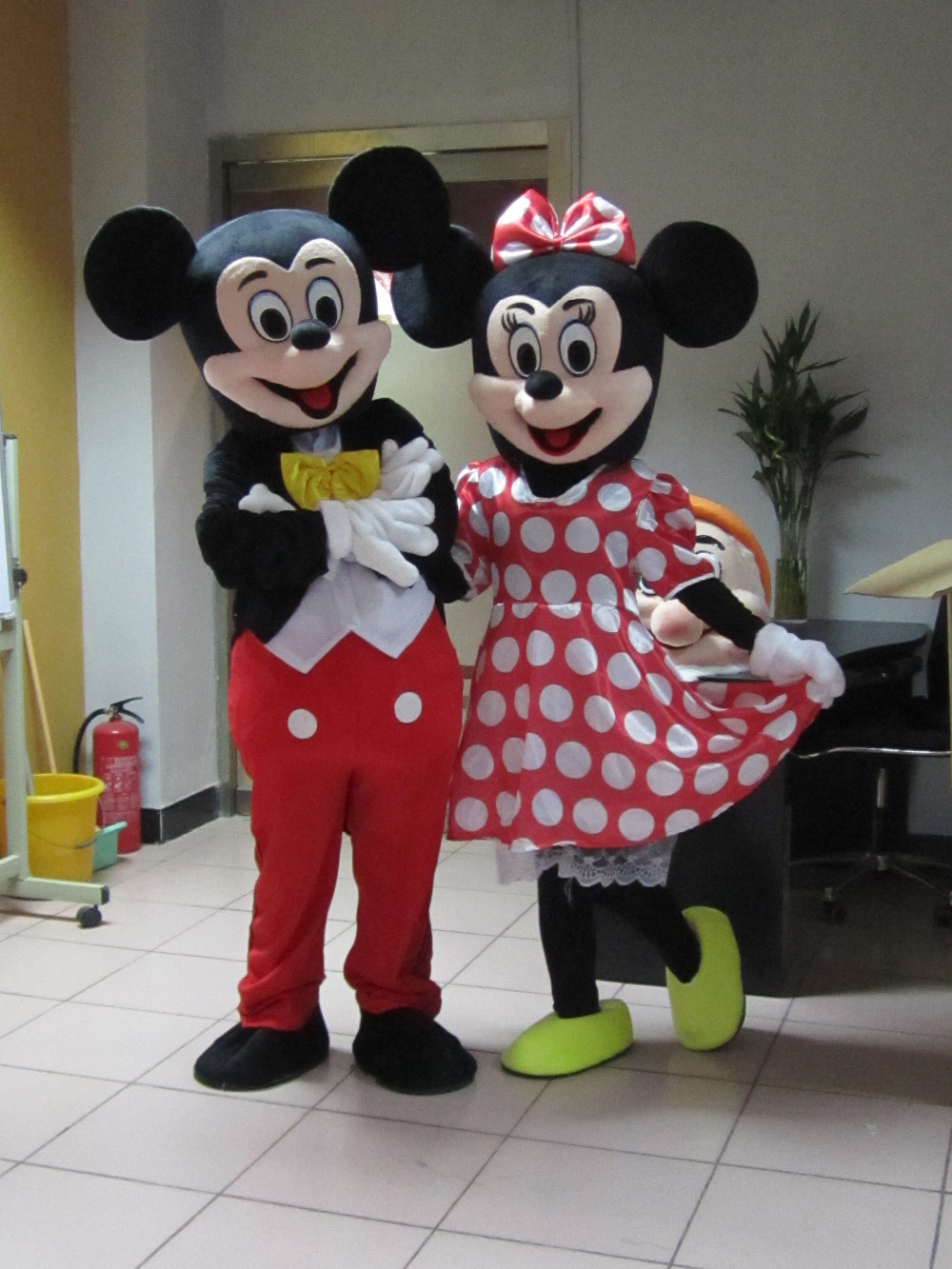 2015 New mouse  mascot costume minnie mouse costume  mouse Costumes 2PC Free shipping