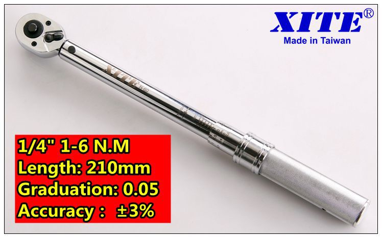 Precision torque wrench 1-6n.m