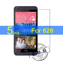 5pcs Ultra Clear LCD Screen Protector Guard Cover Protective Film For HTC Desire 626 D626W Protector Film + cloth