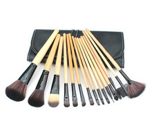 Hot sale women rushed to 15 pcs Soft Synthetic Hair make up tools kit Cosmetic Beauty