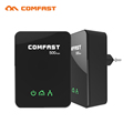 Pairs 500Mbps Mini PLC Gigabit network modem Ethernet EU homeplug Power line COMFAST Brand plc of