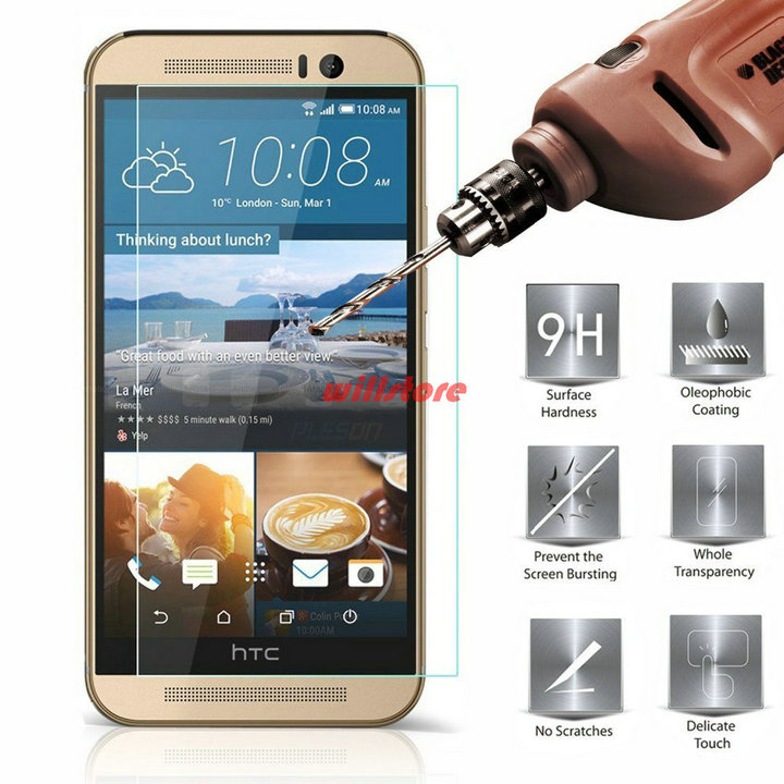 Tempered Glass Screen Protector guard film CASE For HTC Desire 320 326g 516 520 526 620