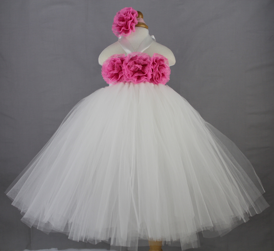 2016 Summer Infant Princess Dress Baby Girl Birthday Party Infant Tutu Ball Gown Baby Girl Princess Tulle Baby Dresses