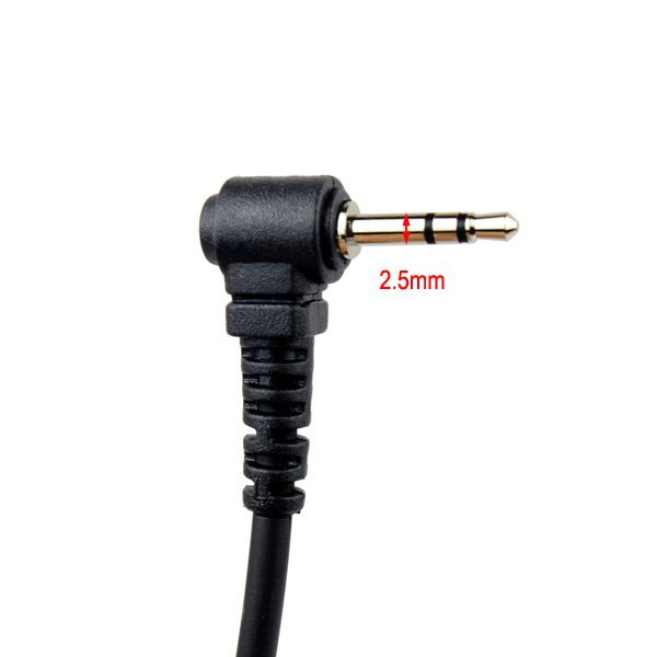 2.5mm 1 Pin Ear Bar Earpiece Mic PTT Headset for Motorola (17)