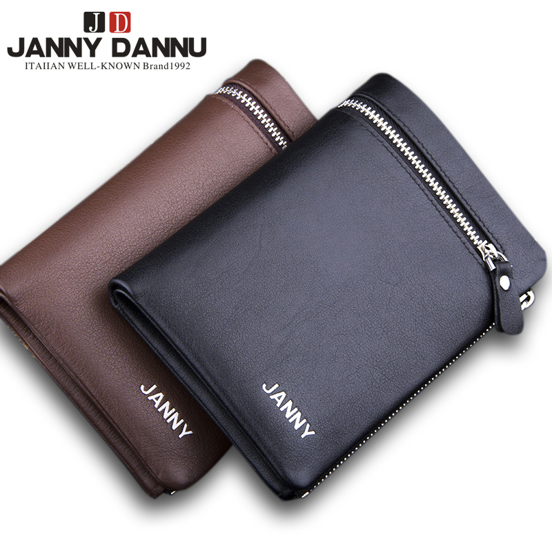 New men's Multifunctional 2013 male wallet genuine leather short wallet design card case male purse mobile phone bag