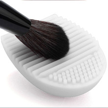 7Colors Brush Cleaning Makeup Washing Brushegg Silica Glove Scrubber Board Cosmetic Clean Beauty Tools Free Shipping