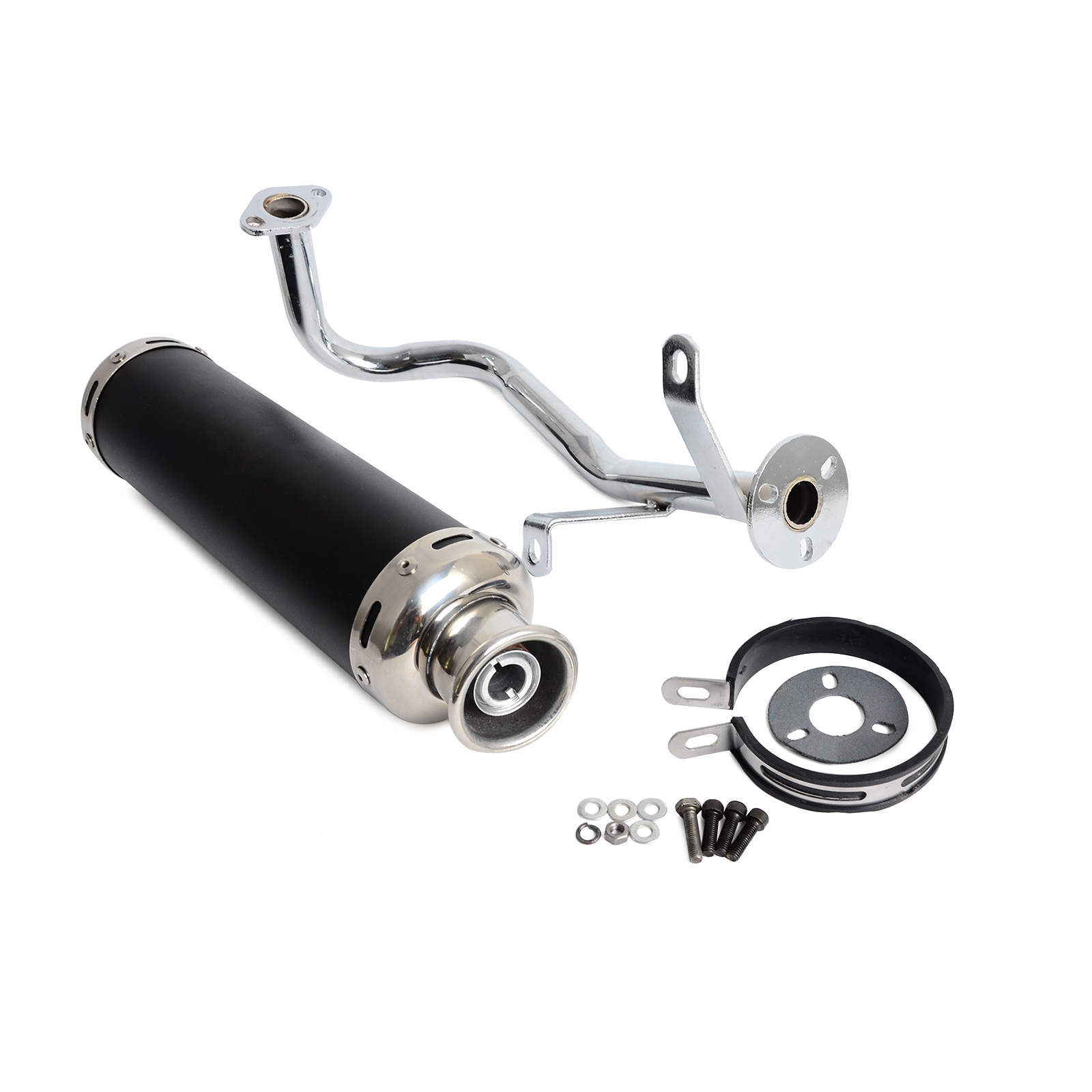 Scooter Performance Exhaust System for font b Gy6 b font 50cc QMB139 Chinese Scooter Parts
