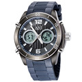 ASJ New Mens Sports Dual Movement Digital Display Chronograph man Watches Military Top Brand Luxury Quartz