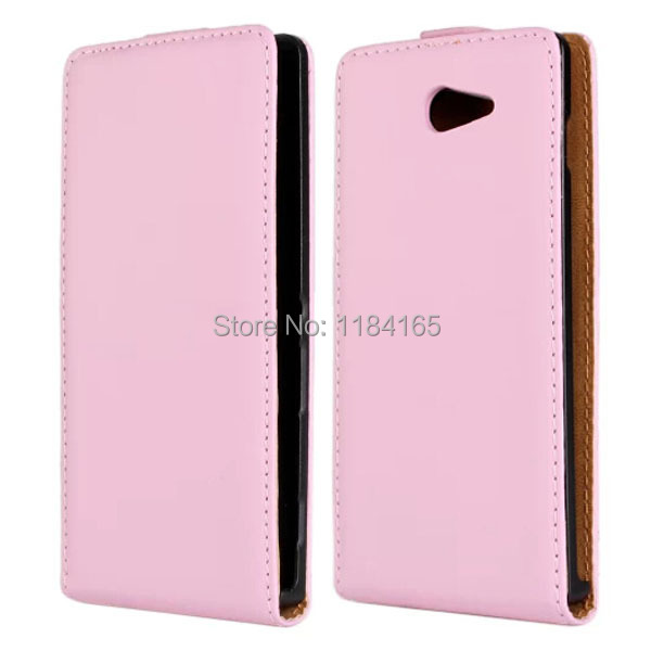 SONY-1119F_1_Fashion Vertical Flip Genuine Leather Holster Case for Sonyxperia m2 S50h