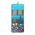 High capacity Floral Foldable Hanging Wash bag Travel Storage Organizer For Make up Toiletry Women Cosmetic