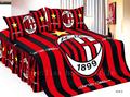 FREE SHIPPING Fans souvenir 100 activated cotton AC milan bedding Fotball duvet cover sets