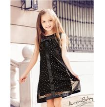 Girls Dress Bowknot Mesh Spring Kids Clothes Brand Children Dress Girls Clothing for Princess Holiday Party