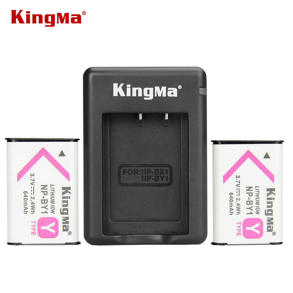 KingMa 640  NP-BY1 NP BY1 NPBY1   + USB     HDR-AZ1VR AZ1 AZ1V AZ1VR     