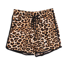 2015 New Hot Women s Shorts Plus Size S 2XL Spring and Summer Loose Leopard Shorts