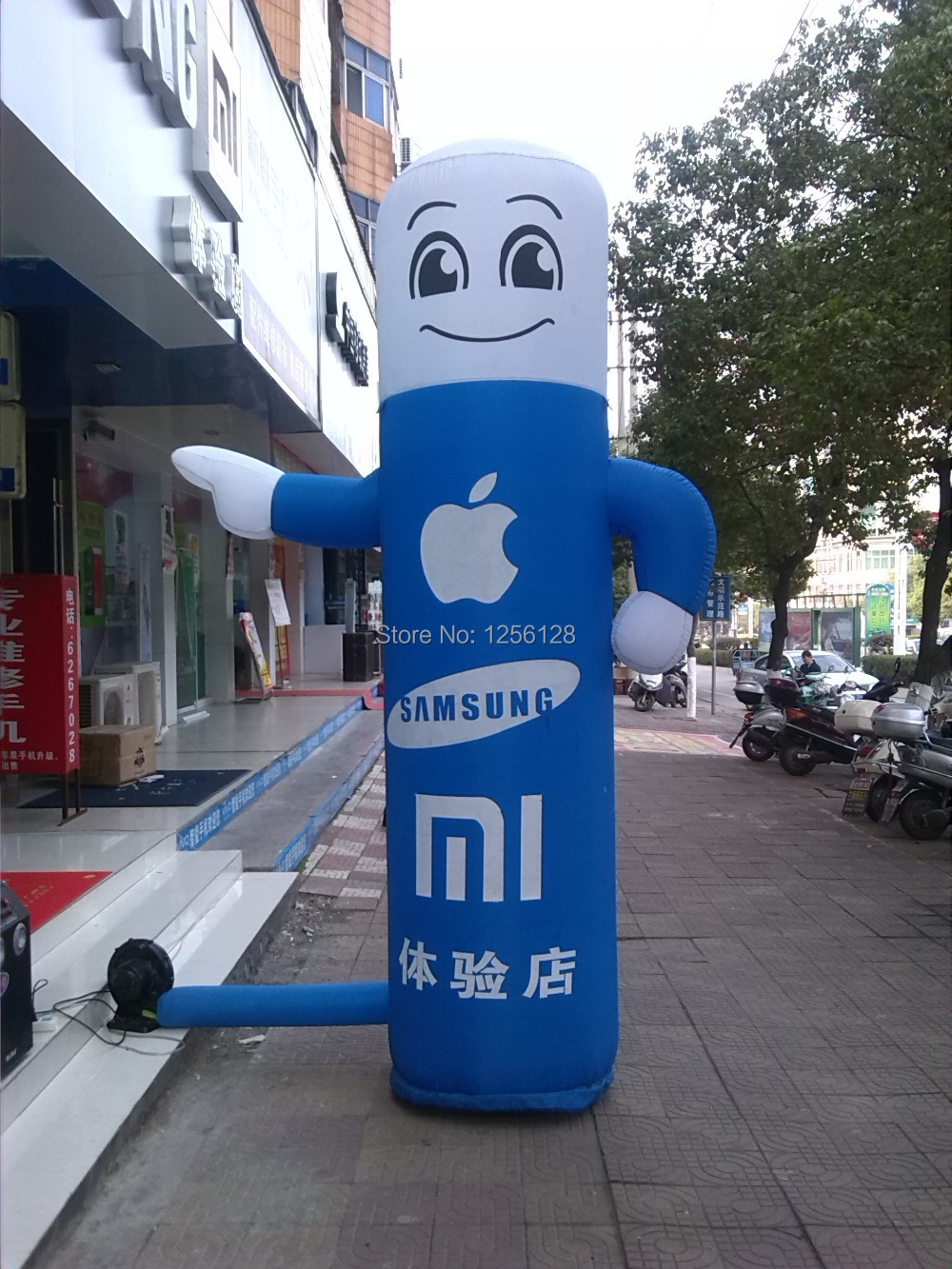 inflatable man advertising