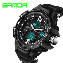 SANDA Fashion Watch Men G Style Waterproof LED Sports Military Watches Shock Men’s Analog Quartz Digital Watch relogio masculino