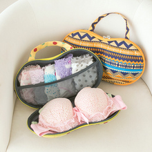 Stylish Portable Lingerie Storage Case Sexy Lady’s Colorful Bra Chest Bag Underwear Organizer Travel Bag For Women 62535-01