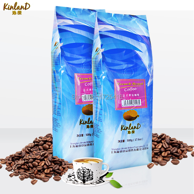 Qin Lai imported French roasts coffee beans to grind 500g free shipping