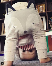 2016 Spring & Autumn Baby Boy Girl Pants Character Fox Style Toddler Bloomers Dotted Cotton Newborn Trousers