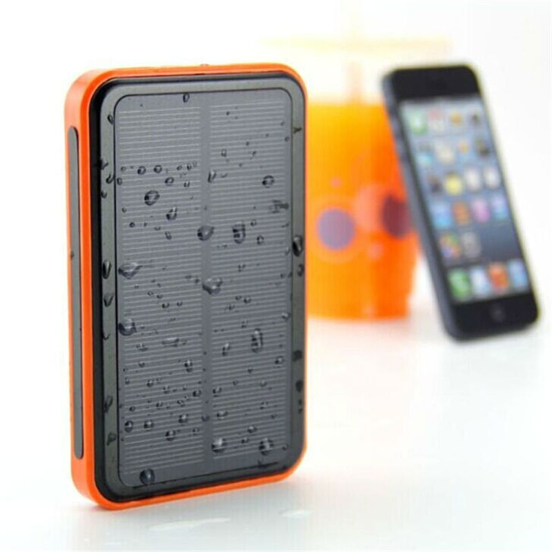 New style Waterproof solar power bank bateria externa solar charger powerbank for mobile phone for pad Fast shipping New style Waterproof solar power bank bateria externa solar charger powerbank for mobile phone for pad Fast shipping