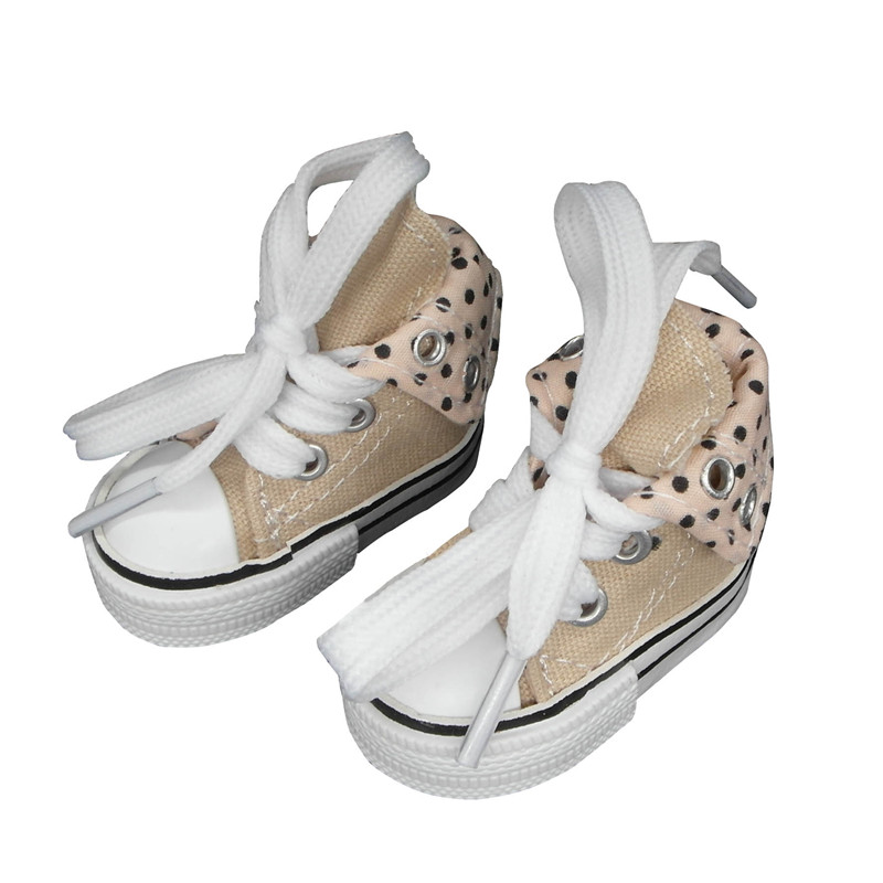 Canvas Sneaker For Paola Reina Doll,Fashion Mini Toy Gym Shoes for Tilda,1//3 Bjd