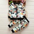 New Autumn Spring Tracksuit Girls Sports Suits Kids Clothes Zipper Sweatshirt Jogging 1 4T Children Boys