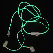 Hot Glow In The Dark Headphones Cool Led Earphone Luminous Neon Headset With Microphone Night Lighting