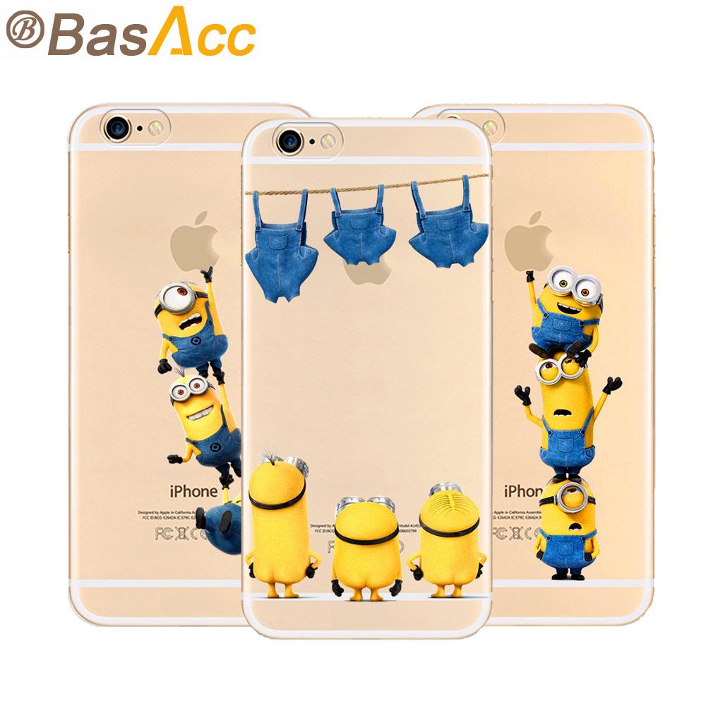 2015 4 7 inch Minions Phone Case for iPhone 6 6s with 19 Styles Despicable Me