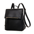 Imported PU 2016 New Fashion Backpack Solid Color Concise Trendy All match Travel Bag Women Preppy