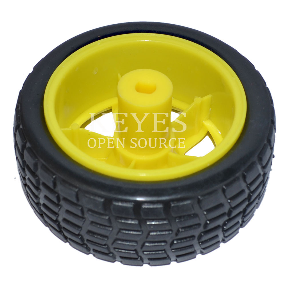 Free shipping!  Rubber wheel / robot / car motor / tire wheel smart car /car wheel(4 pieces /LOT)