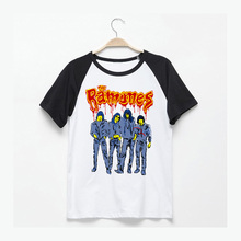 classic punk rock band ramones Hand-painted men women unisex size t shirt asian size