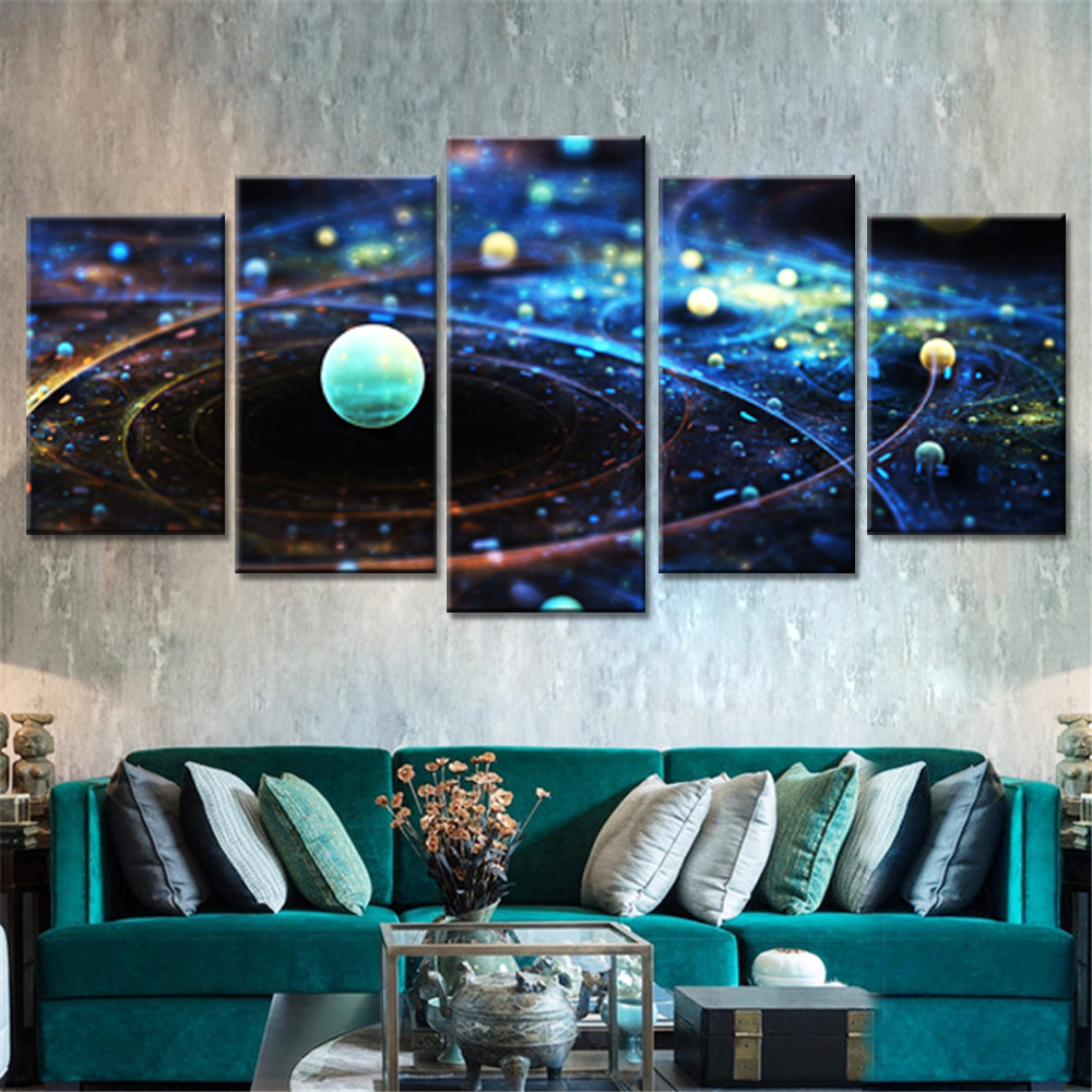 Confronta i prezzi su universe hd canvas print shopping online ... Tele moderne per soggiorni
