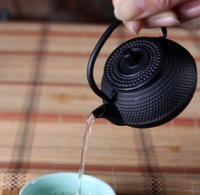 play decoration black spot mini iron pot 50ml cast Iron tea pot Japanese coating teapot chinese kungfu tea tools