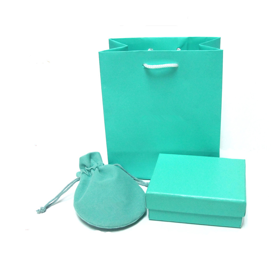 Wholesale Jewelry Blue Gift Boxes Pouches Bags Set Jewellery Packaging ...