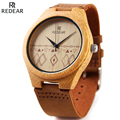 REDEAR Wooden Watch Men Watches Top Brand Luxury Men s Natural Bamboo Wood Watches Waterproof Clock