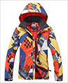 Gsou Snow Men Ski Jacket Double Plate Mens Snowboard Jacket Waterproof Breathable Snow Clothing Winter Coat