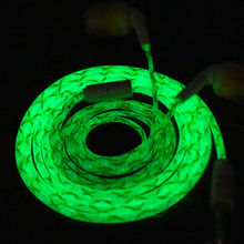 2016 Glylezee Luminous Stereo Cellphone MP3 Music Earphone Headset Glowing in the Dark for iPhone Samsung