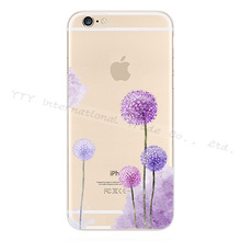 Hot Magnolia Flower Spring Girl Soft Silicon Phone Cases For Apple iPhone 6 4 7 Case