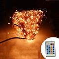 IR Remote Control 50M 165Ft 500 LED Copper Wire Warm White White Multicolor LED String Light