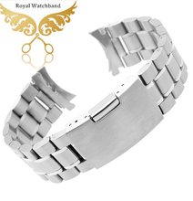 18mm 20mm 22mm New Men High Stainless Steel Watch band strap Silver Link Metal Bracelet