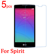 5pcs Ultra Clear LCD Screen Protector Film Cover For LG Spirit H440Y Protective Film + cloth